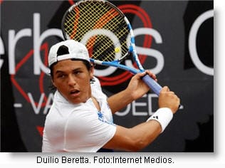 Foto del tenista peruano Duilio Beretta