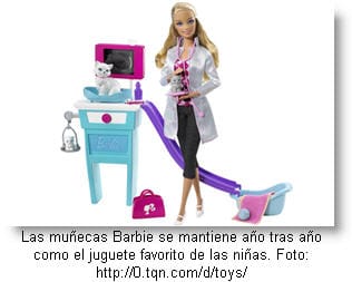 Muñeca Barbie en Plaza San Miguel
