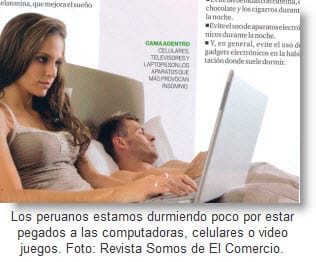 Informe de Revista Somos: Peruanos duermen menos de 6 horas al día.