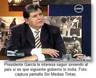 García dijo que aceptaría invitaciones de próximo gobierno peruano.