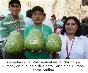 Ganadores de XIV festival de la chirimoya