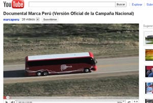 vídeo de Marca Perú