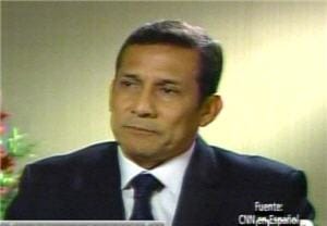 Ollanta Humala en entrevista a CNN