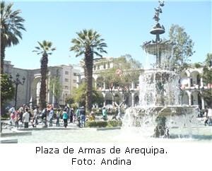 Plaza de Armas de Arequipa.