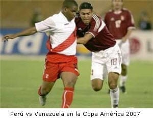 Perú y Venezuela en la Copa América 2007