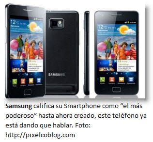 El Samsung Galaxy S 2 con Android - Celulares inteligentes