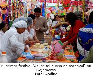 Festival del queso en Cajamarca