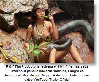 Reshinn - Sangre de Anaconda Hoy es el Estreno de la película peruana "Reshinn - Sangre de Anaconda"