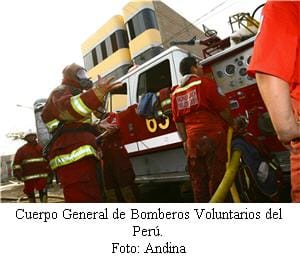 Bomberos voluntarios del Perú - noticias