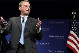 Presidente Ejecutivo de Google, Eric Schmidt  - noticias