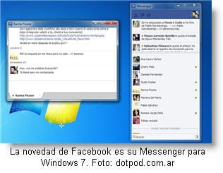 Messenger de Facebook para Windows 7 Prueba el nuevo Messenger de Facebook para Windows 7