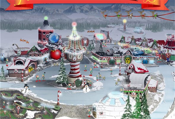 Aldea de Papa Noel visto de Google Eartth y Google Maps - noticias