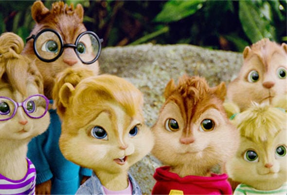 alvin y las ardillas 3, pelicula animada - noticias