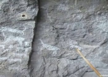 Antiguas representaciones pictóricas de animales en las Cuevas de Sumbay en Arequipa