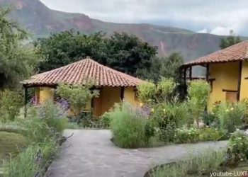 Vista de las casitas del Hotel Sol y Luna en Cusco