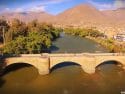 Vista panorámica del Puente Calicanto en Huánuco