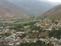 Vista panorámica del distrito de Huácar en Huánuco