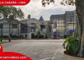 Imagen de la fachada del Teatro La Cabaña en el Parque de la Exposición de Lima