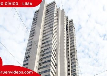 Vista del edificio del Centro Cívico en Lima