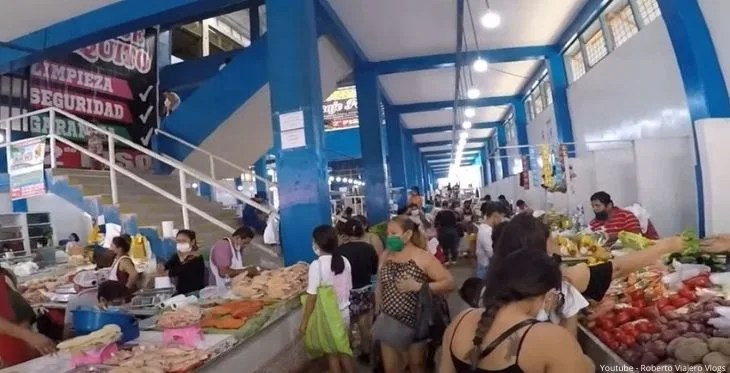 Vista del interior de la Casona del Mercado de Belén