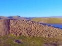 Vista de Las Chullpas de Sillustani en Puno