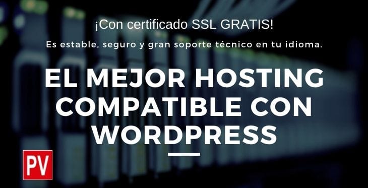 Comprar Hosting Compatible con WordPress de WebEmpresa