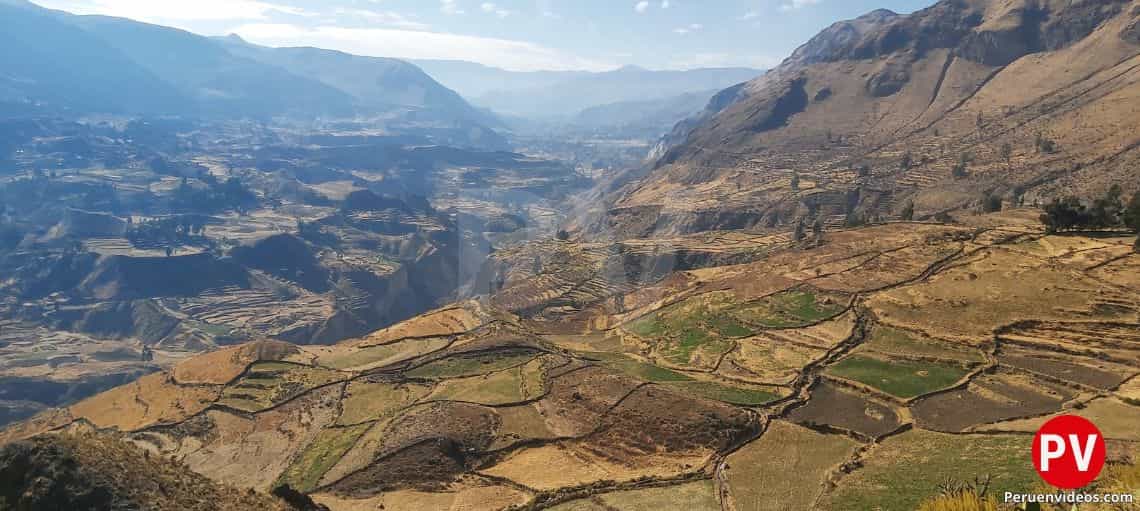 Vista del Cañón del Colca en Arequipa