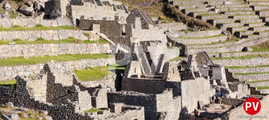 Parte de la ciudadela de Machu Picchu