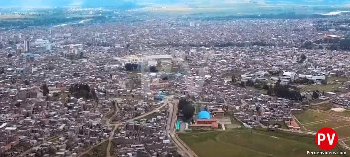 Vista panorámica de la ciudad de Huancayo en Junín