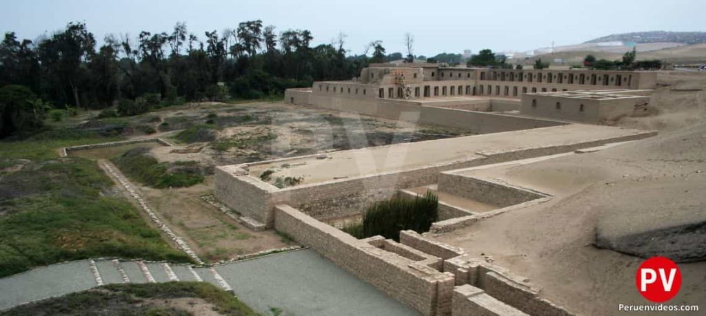 Templo de la Luna o Acllahuasi en Pachacamac.