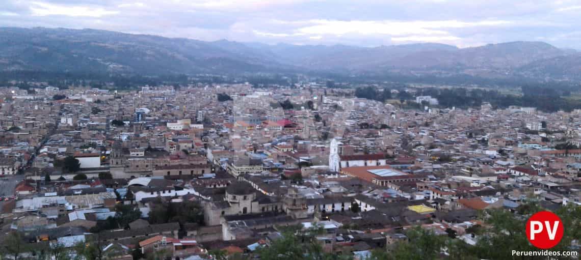 Vista de toda la ciudad de Cajamarca